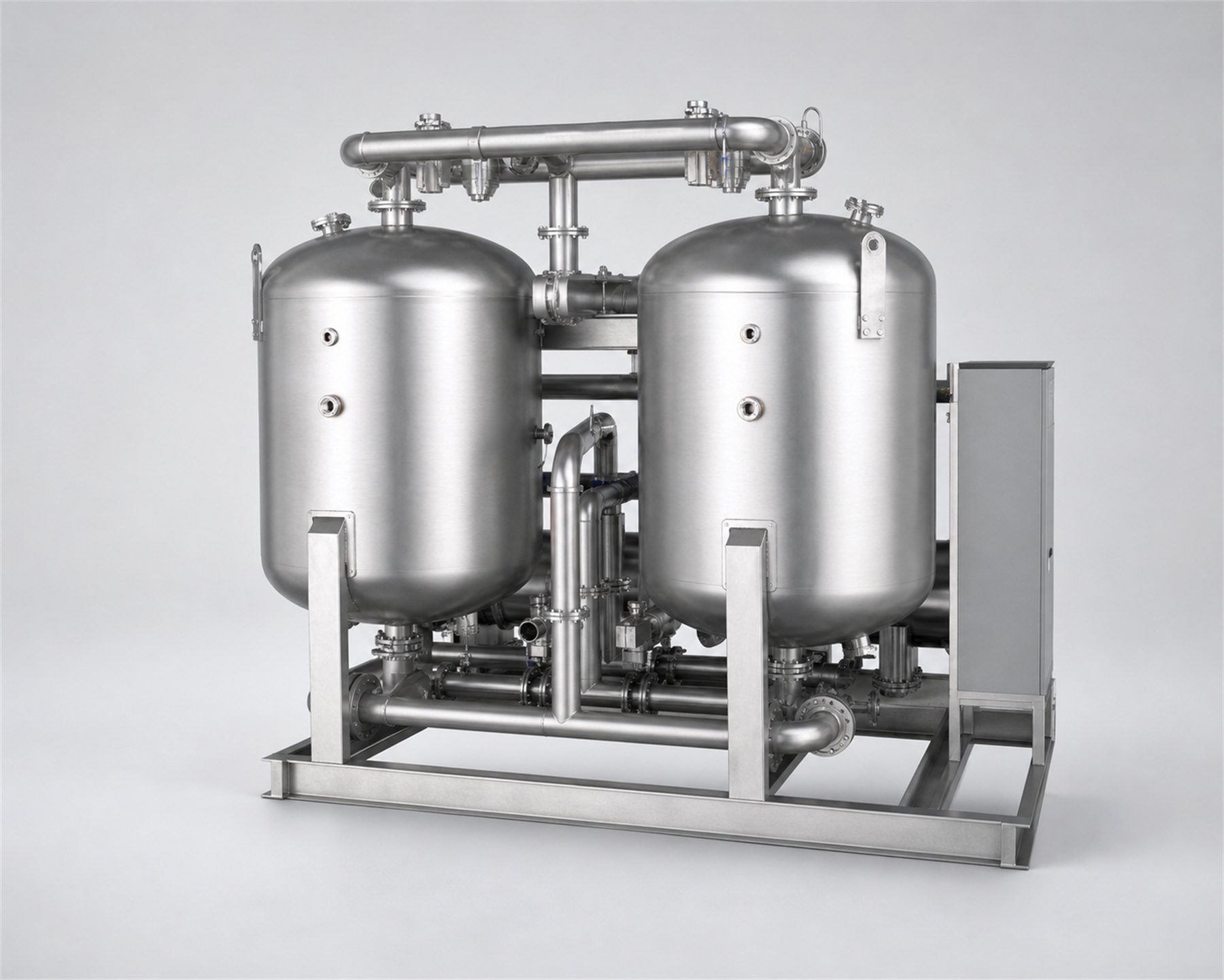 Heat-of-compression regenerative adsorption dryer