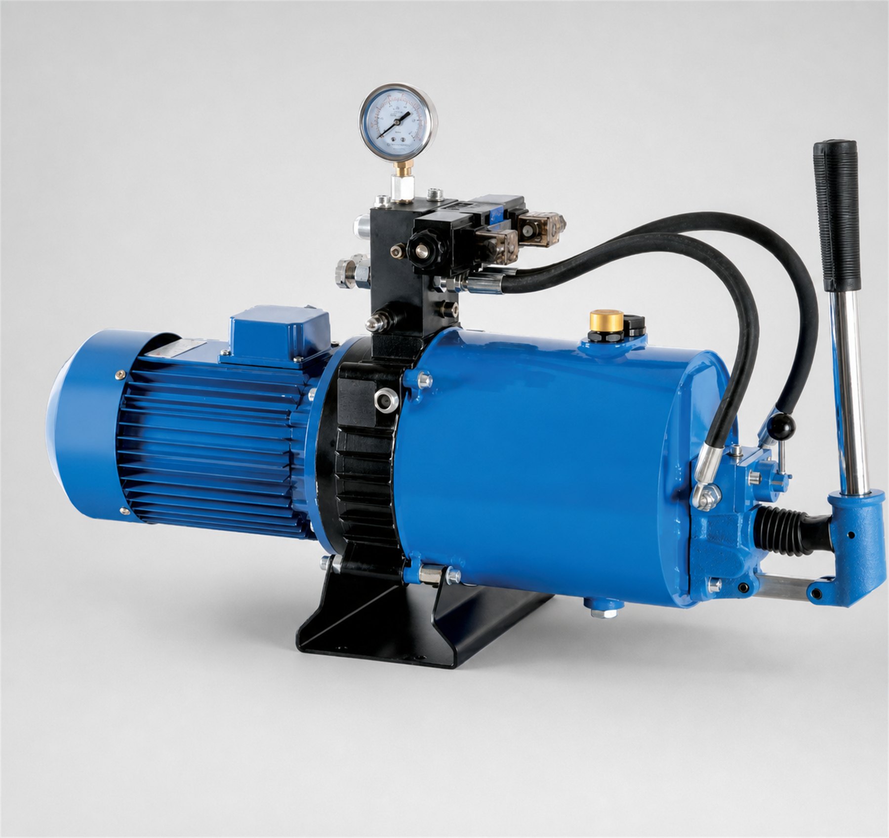 Compact motor-driven hydraulic power unit