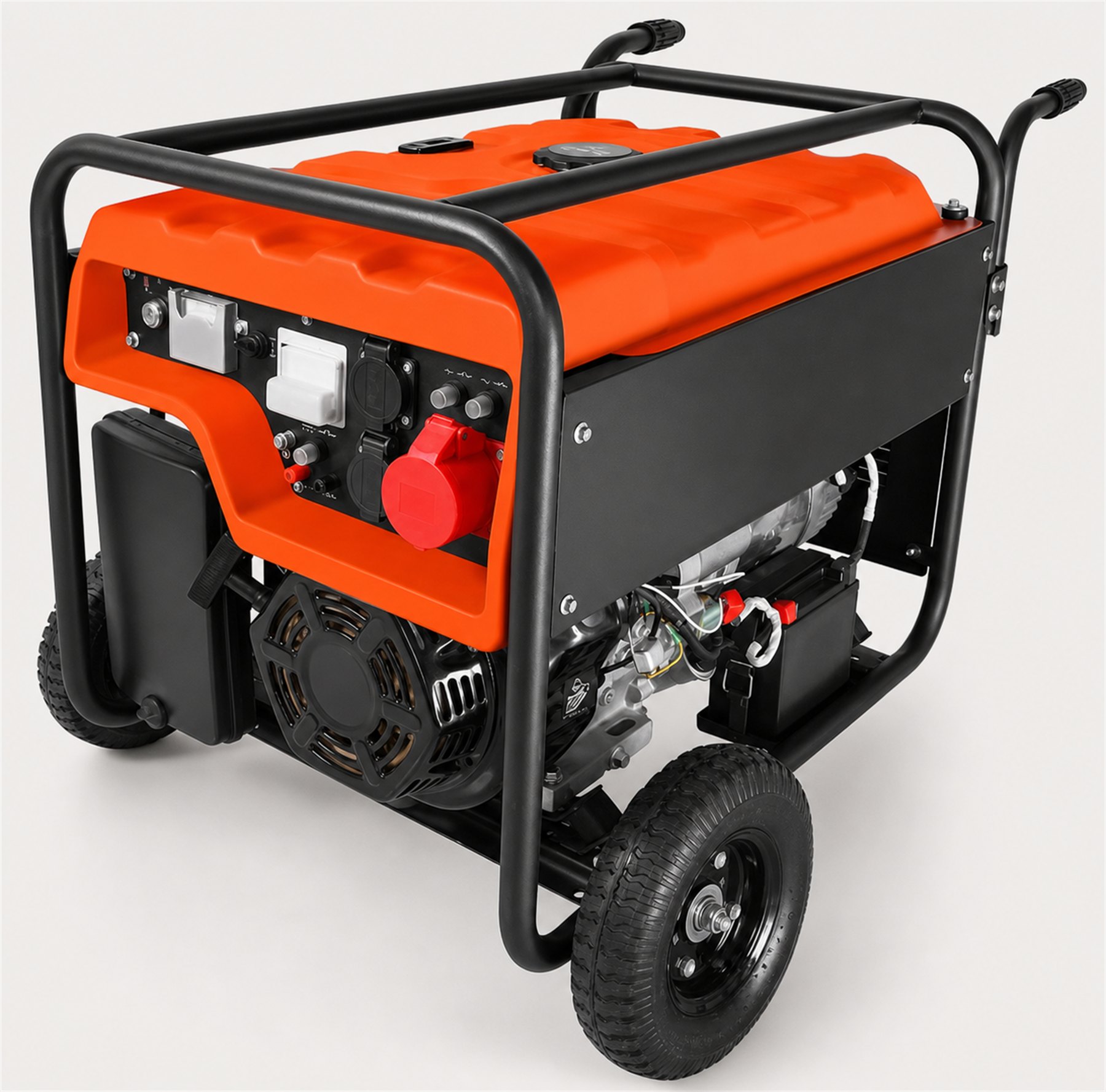 Brand-neutral wheeled portable generator